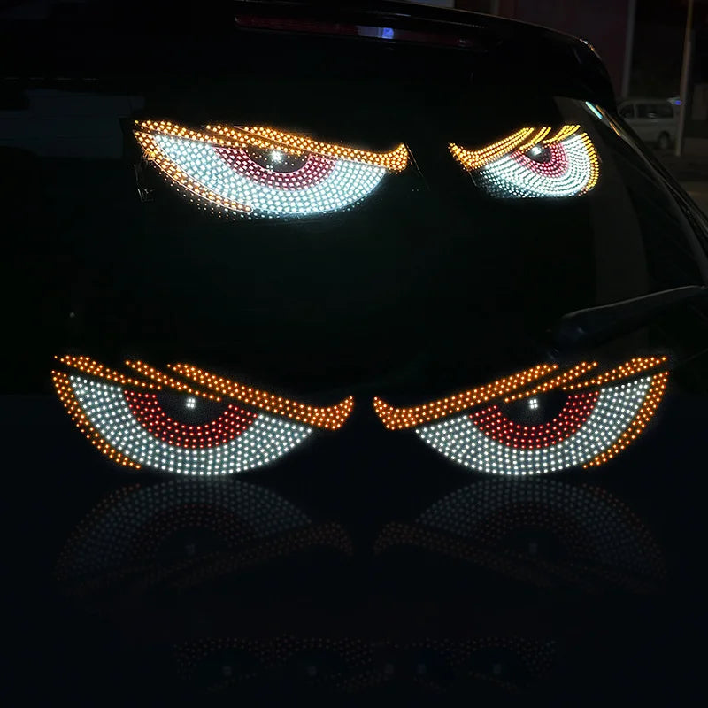 Devil Eyes Car Lights, Exterior Decor