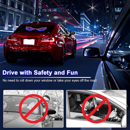 Devil Eyes Car Lights, Exterior Decor