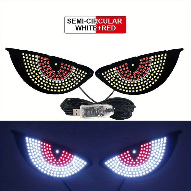 Devil Eyes Car Lights, Exterior Decor