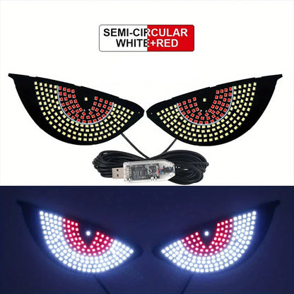 Devil Eyes Car Lights, Exterior Decor